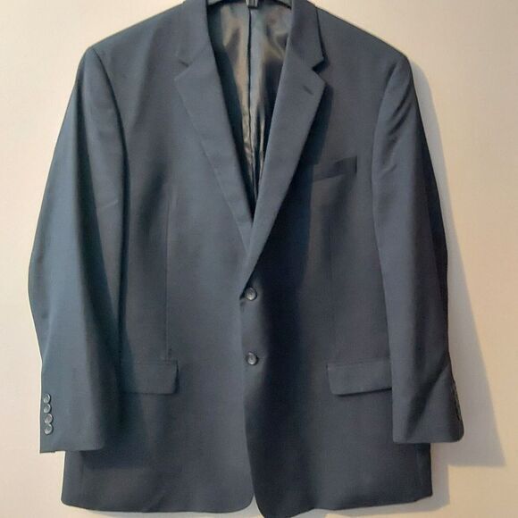 Pronto Uomo 100% Wool Blue Men's Platinum Blazer Sz 48L Executive Fit (Relaxed) - Picture 2 of 8